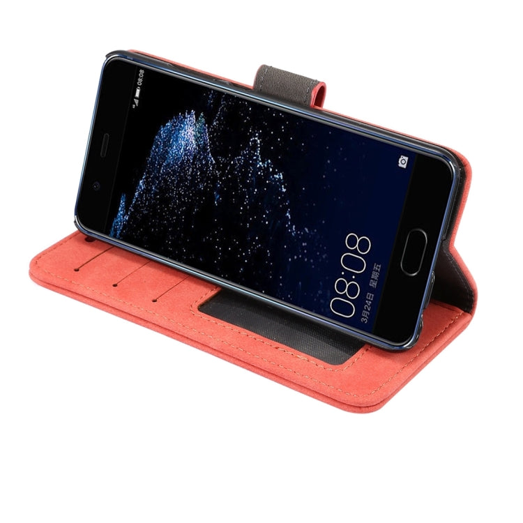 For Huawei P10 Sheep Bar Material Horizontal Flip Leather Case with Holder & Card Slots & Wallet & Photo Frame