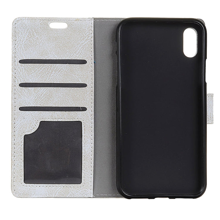 For Wiko Robby 2 Retro Crazy Horse Texture Horizontal Flip Leather Case with Holder & Card Slots & Wallet & Photo Frame