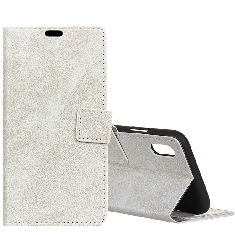 For Wiko Robby 2 Retro Crazy Horse Texture Horizontal Flip Leather Case with Holder & Card Slots & Wallet & Photo Frame