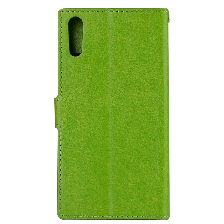 For Sony Xperia XZ Crazy Horse Texture Horizontal Flip PU Leather Case with Holder & Card Slots & Wallet & Lanyard