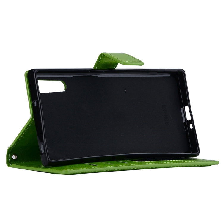 For Sony Xperia XZ Crazy Horse Texture Horizontal Flip PU Leather Case with Holder & Card Slots & Wallet & Lanyard