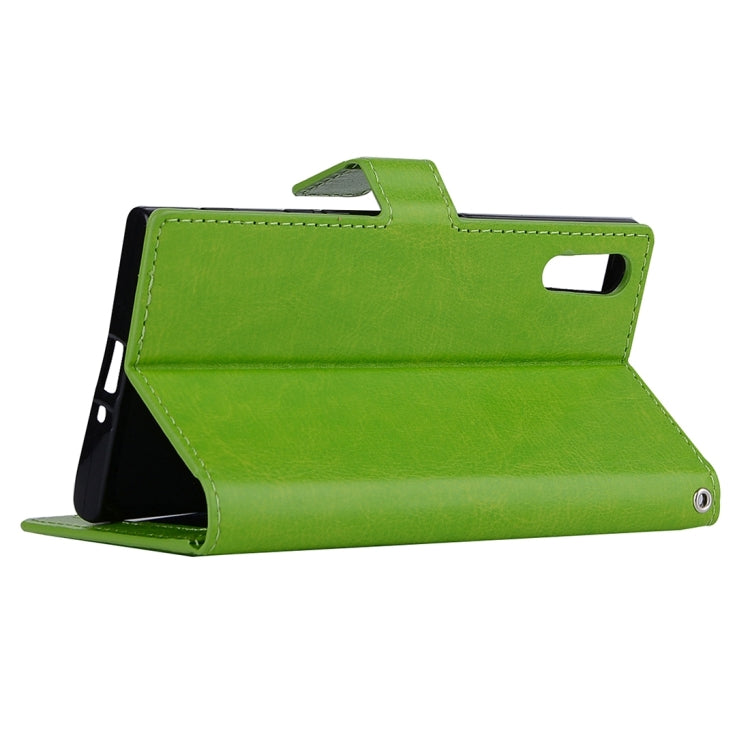 For Sony Xperia XZ Crazy Horse Texture Horizontal Flip PU Leather Case with Holder & Card Slots & Wallet & Lanyard