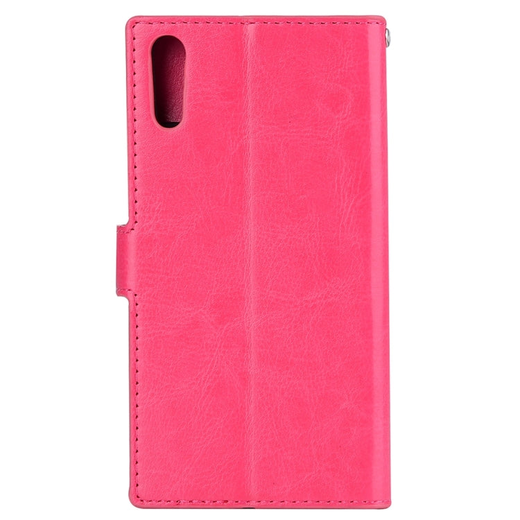 For Sony Xperia XZ Crazy Horse Texture Horizontal Flip PU Leather Case with Holder & Card Slots & Wallet & Lanyard