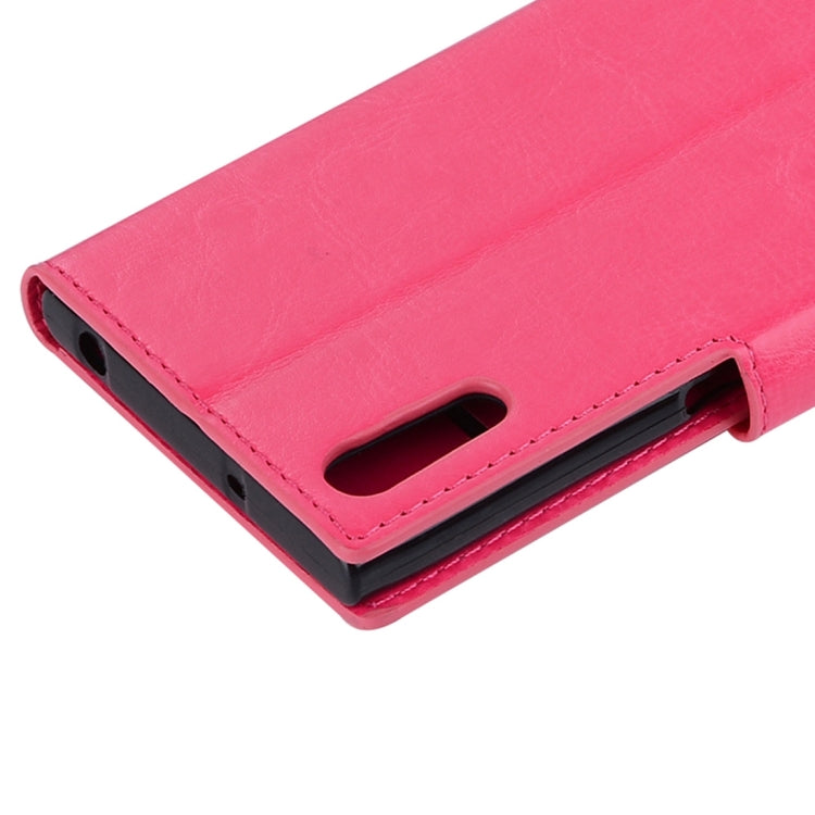 For Sony Xperia XZ Crazy Horse Texture Horizontal Flip PU Leather Case with Holder & Card Slots & Wallet & Lanyard