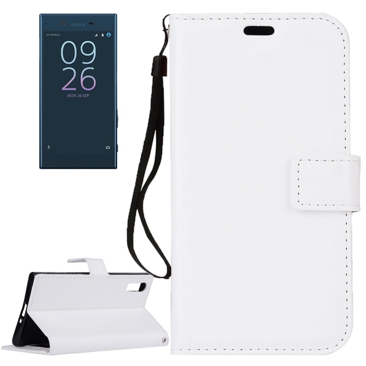 For Sony Xperia XZ Crazy Horse Texture Horizontal Flip PU Leather Case with Holder & Card Slots & Wallet & Lanyard