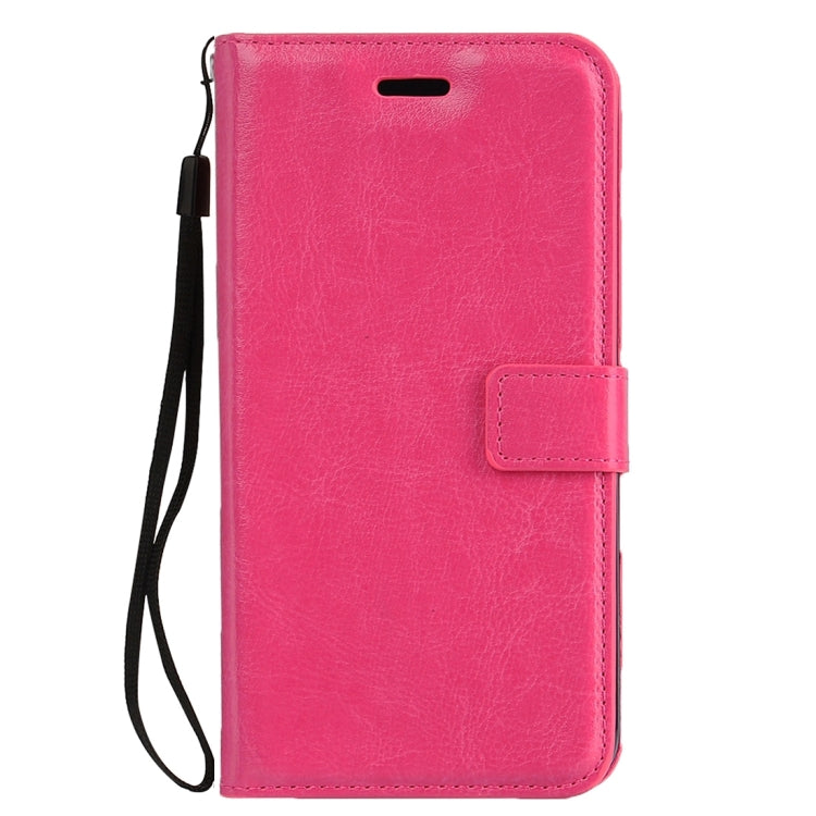 For Sony Xperia C6 Ultra Crazy Horse Texture Horizontal Flip PU Leather Case with Holder & Card Slots & Wallet & Lanyard