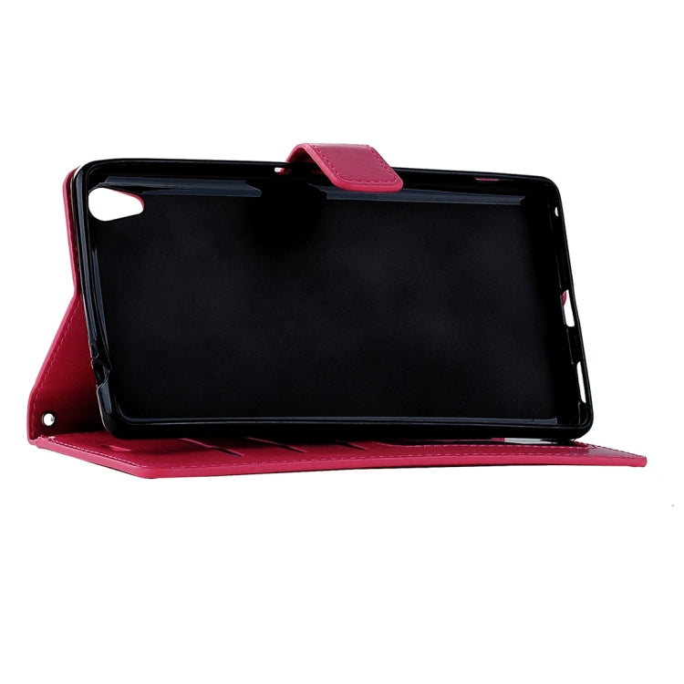 For Sony Xperia C6 Ultra Crazy Horse Texture Horizontal Flip PU Leather Case with Holder & Card Slots & Wallet & Lanyard