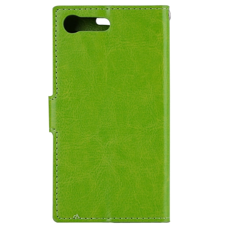 For Sony Xperia X Compact Crazy Horse Texture Horizontal Flip PU Leather Case with Holder & Card Slots & Wallet & Lanyard
