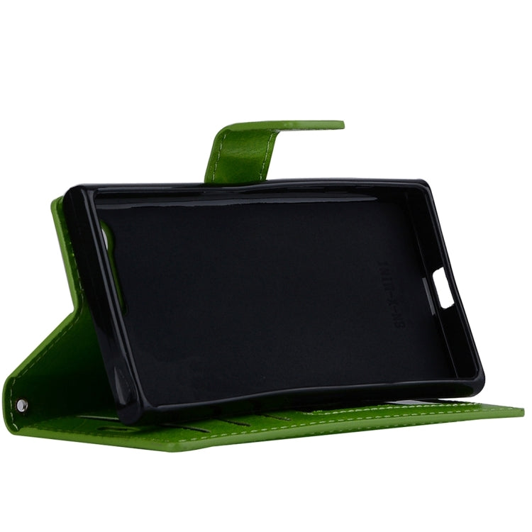 For Sony Xperia X Compact Crazy Horse Texture Horizontal Flip PU Leather Case with Holder & Card Slots & Wallet & Lanyard