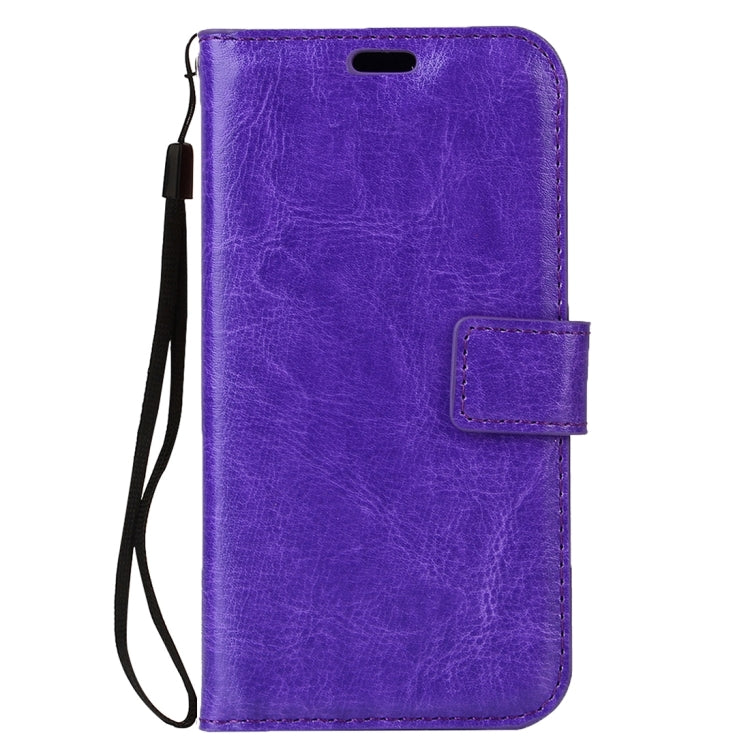 For Sony Xperia X Compact Crazy Horse Texture Horizontal Flip PU Leather Case with Holder & Card Slots & Wallet & Lanyard