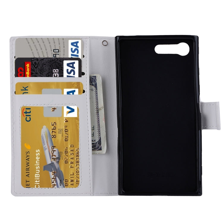 For Sony Xperia X Compact Crazy Horse Texture Horizontal Flip PU Leather Case with Holder & Card Slots & Wallet & Lanyard