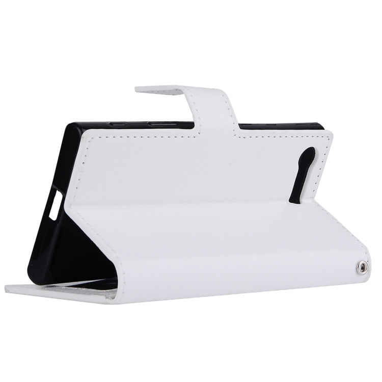 For Sony Xperia X Compact Crazy Horse Texture Horizontal Flip PU Leather Case with Holder & Card Slots & Wallet & Lanyard