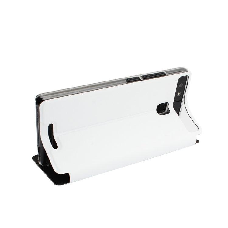 OCUBE for Vernee Thor E Litchi Texture Horizontal Flip Leather Case with Holder for Vernee Thor E(White)