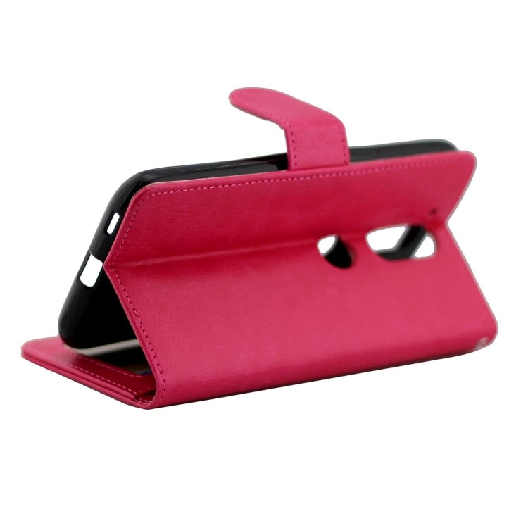 For Motorola Moto G (4rd gen) Crazy Horse Texture Horizontal Flip Magnetic Snap Leather Case with Adjustable Holder & Card Slots & Photo Frame & Wallet
