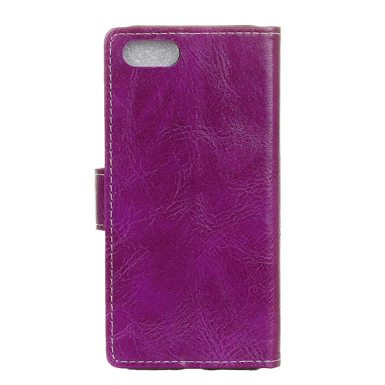 For Asus ZenFone 4 Max ZC520KL Retro Crazy Horse Texture Horizontal Flip Leather Case with Holder & Card Slots & Wallet & Photo Frame