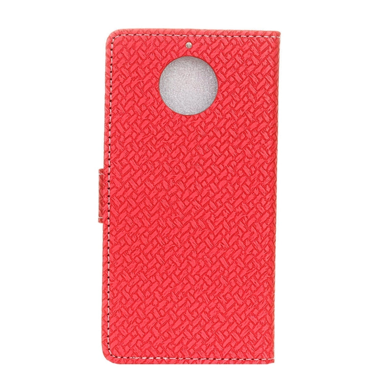 For Motorola Moto G5s Knit Texture Horizontal Flip Leather Case with Holder & Card Slots & Wallet