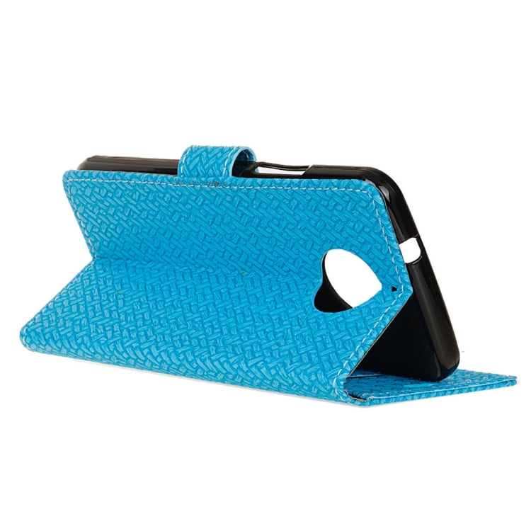 For Motorola Moto G5s Plus Knit Texture Horizontal Flip Leather Case with Holder & Card Slots & Wallet