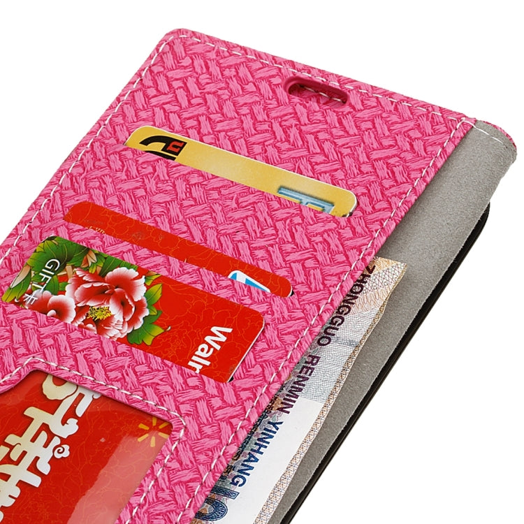 For Motorola Moto G5s Plus Knit Texture Horizontal Flip Leather Case with Holder & Card Slots & Wallet