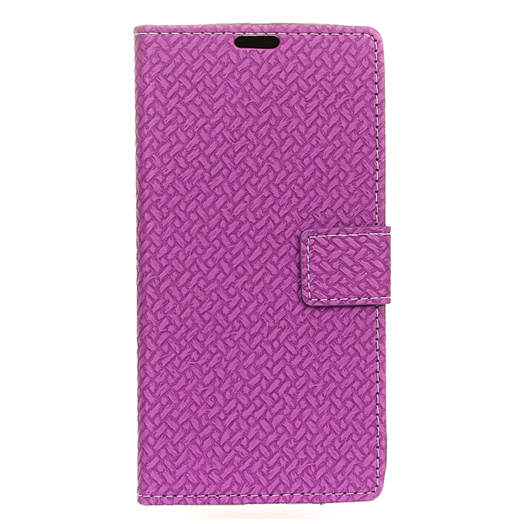For Motorola Moto G5s Plus Knit Texture Horizontal Flip Leather Case with Holder & Card Slots & Wallet