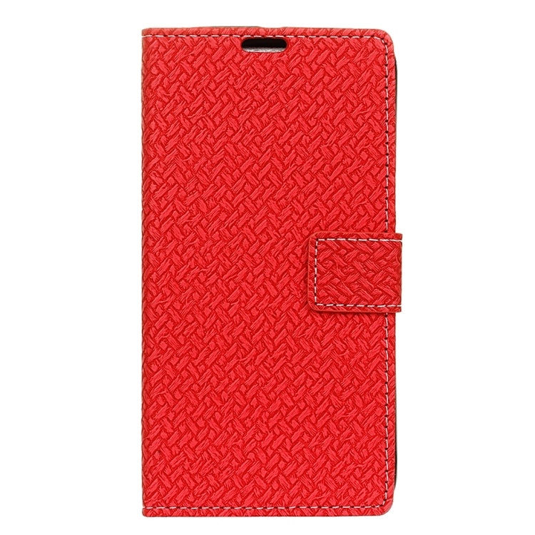 For Motorola Moto G5s Plus Knit Texture Horizontal Flip Leather Case with Holder & Card Slots & Wallet