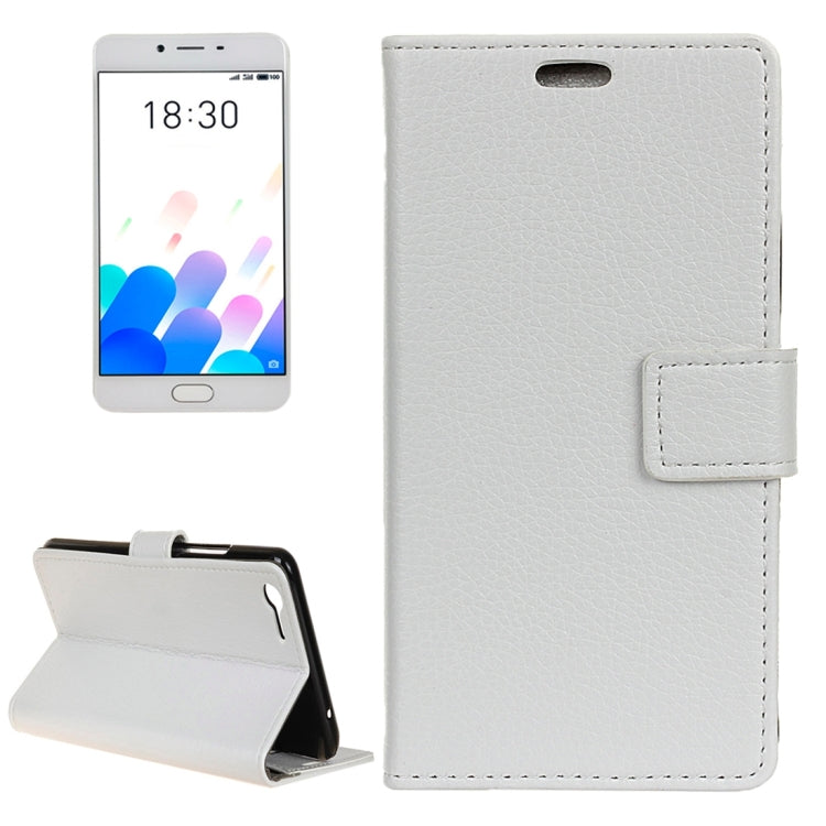 For Meizu Meilan E2 Litchi Texture Horizontal Flip Leather Case with Holder & Card Slots & Wallet
