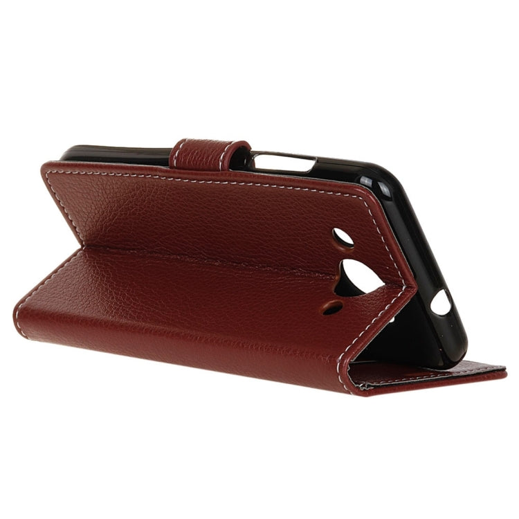 For Huawei Y3 (2017) / Y3 (2018) Litchi Texture Horizontal Flip Leather Case with Holder & Card Slots & Wallet