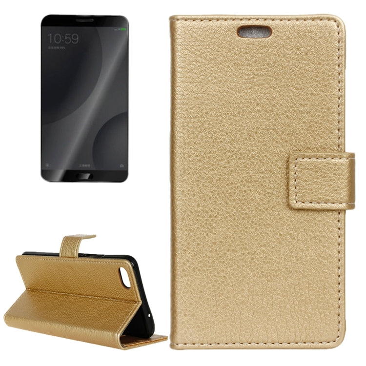 For Xiaomi Mi 6 Plus Litchi Texture Horizontal Flip Leather Case with Holder & Card Slots & Wallet