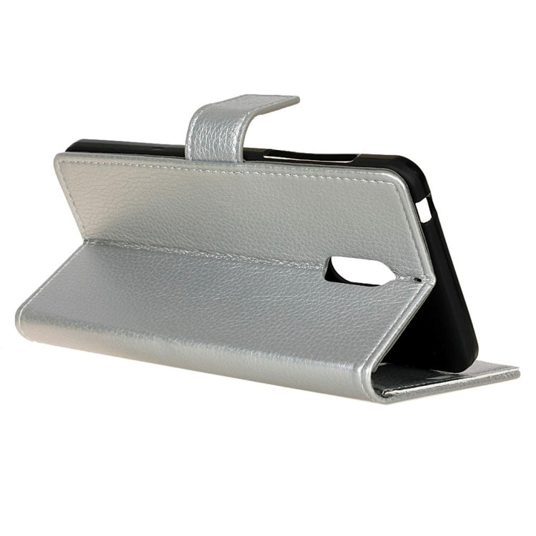 For Nokia 6 Litchi Texture Horizontal Flip Leather Case with Holder & Card Slots & Wallet & Photo Frame