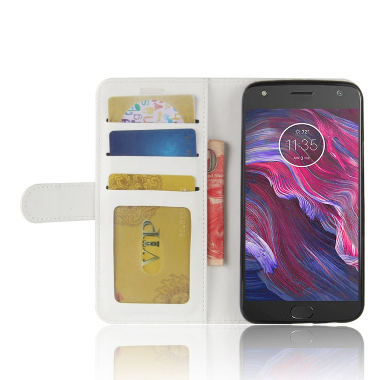 For Motorola Moto X4 Crazy Horse Texture Horizontal Flip Leather Case with Holder & Card Slots & Wallet & Photo Frame