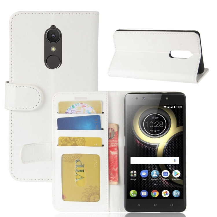 For Lenovo K8 Crazy Horse Texture Horizontal Flip Leather Case with Holder & Card Slots & Wallet & Photo Frame