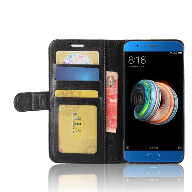 For Xiaomi Mi Note 3 Crazy Horse Texture Horizontal Flip Leather Case with Holder & Card Slots & Wallet & Photo Frame