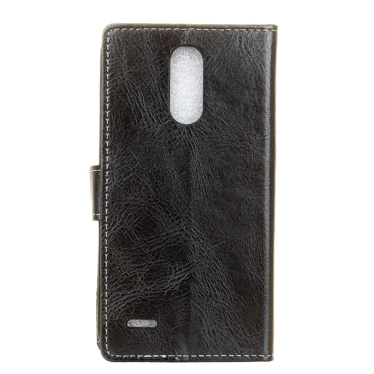 For LG K10 (2017) (EU Version) Retro Crazy Horse Texture Horizontal Flip Leather Case with Holder & Card Slots & Wallet & Photo Frame