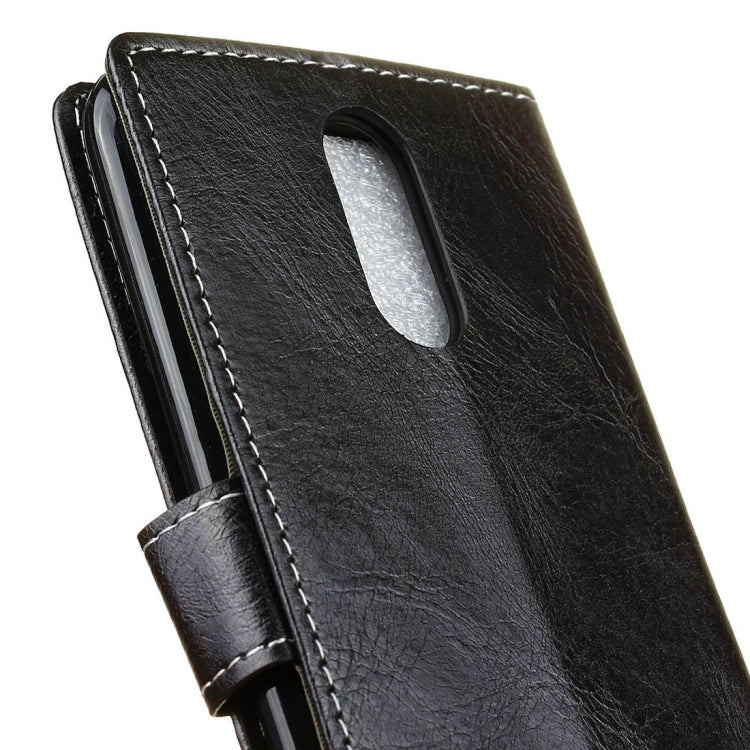 For LG K10 (2017) (EU Version) Retro Crazy Horse Texture Horizontal Flip Leather Case with Holder & Card Slots & Wallet & Photo Frame