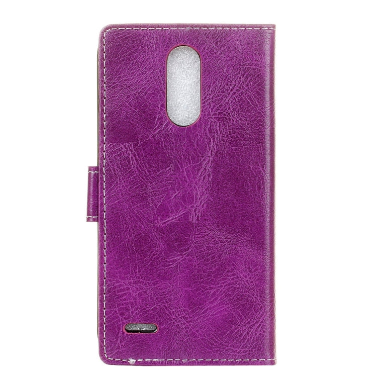 For LG K10 (2017) (EU Version) Retro Crazy Horse Texture Horizontal Flip Leather Case with Holder & Card Slots & Wallet & Photo Frame