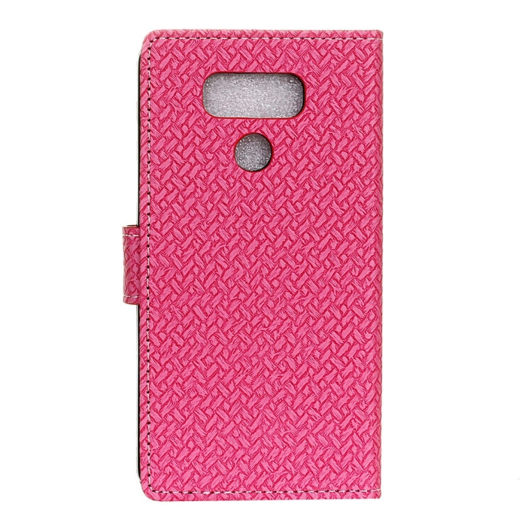 For LG G6 Knit Texture Horizontal Flip Leather Case with Holder & Card Slots & Wallet & Photo Frame