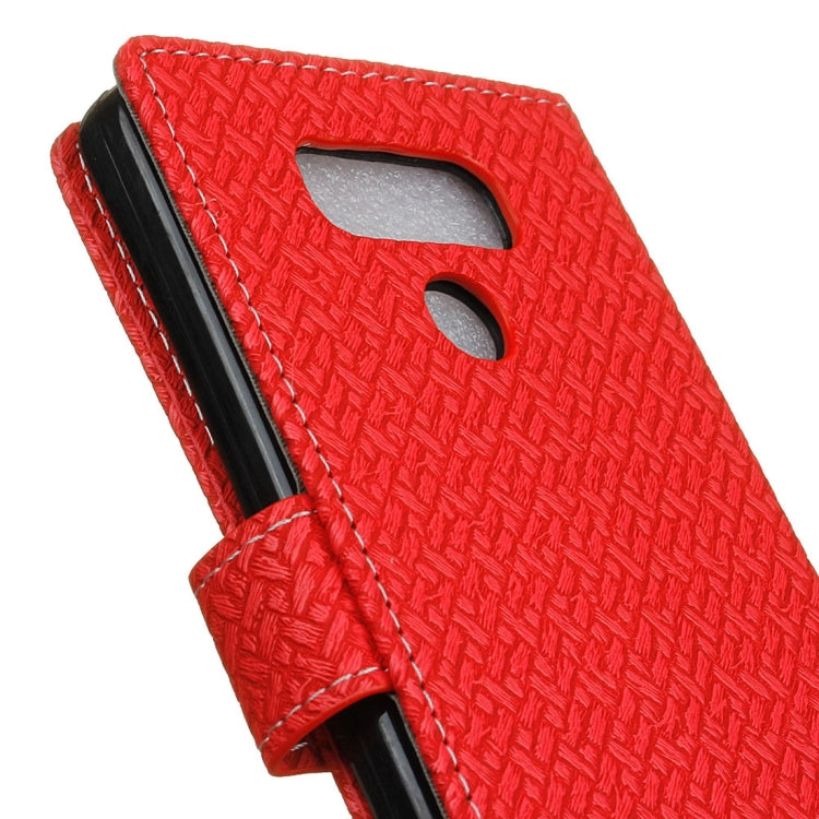 For LG G6 Knit Texture Horizontal Flip Leather Case with Holder & Card Slots & Wallet & Photo Frame