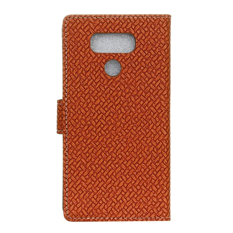 For LG G6 Knit Texture Horizontal Flip Leather Case with Holder & Card Slots & Wallet & Photo Frame