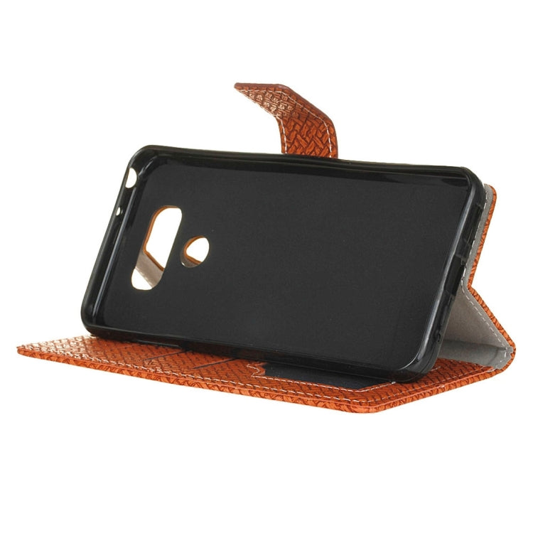 For LG G6 Knit Texture Horizontal Flip Leather Case with Holder & Card Slots & Wallet & Photo Frame