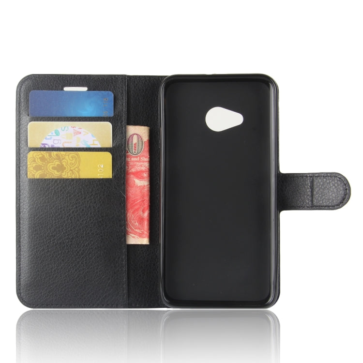 For HTC U11 Life Litchi Texture Horizontal Flip Leather Case with Holder & Card Slots & Wallet