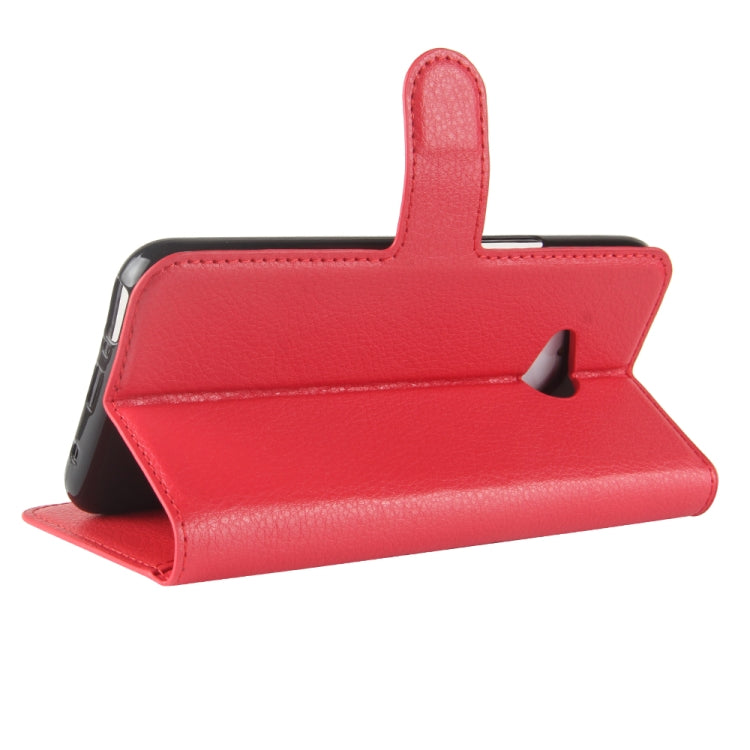 For HTC U11 Life Litchi Texture Horizontal Flip Leather Case with Holder & Card Slots & Wallet