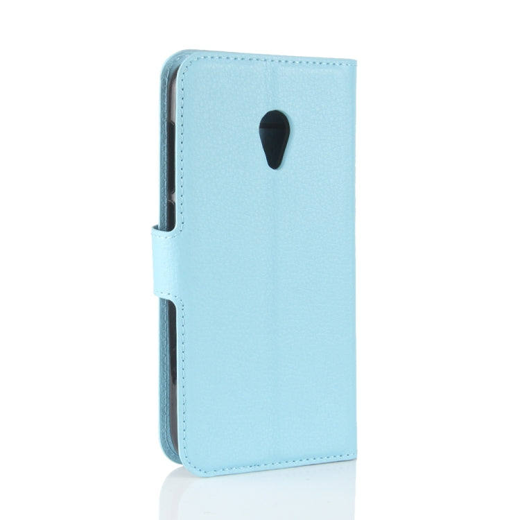 For Alcatel U5 HD Litchi Texture Horizontal Flip Leather Case with Holder & Card Slots & Wallet