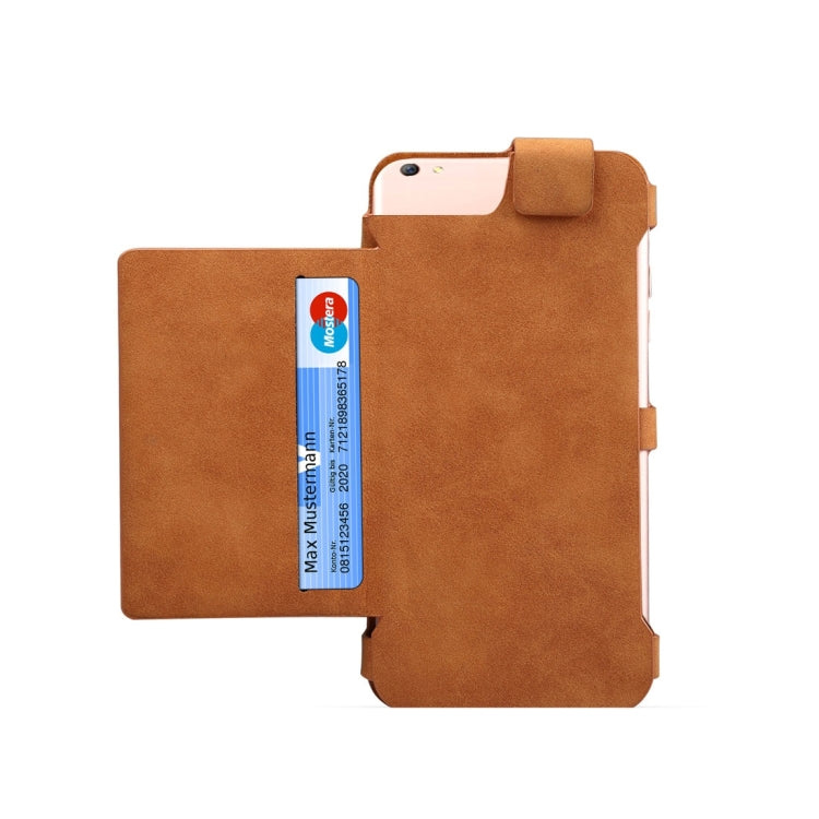 Dibase Multi-function Sheep Bar Material Universal Horizontal Flip Case for Huawei P10 Plus/OPPO R9/OPPO R9S/Vivo X9 with Holder & Card Slots & Photo Frame & Hook & Detachable Back Protective Case