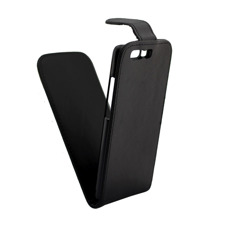 For Huawei P10 Vertical Flip Leather Protective Back Cover Case (Black)