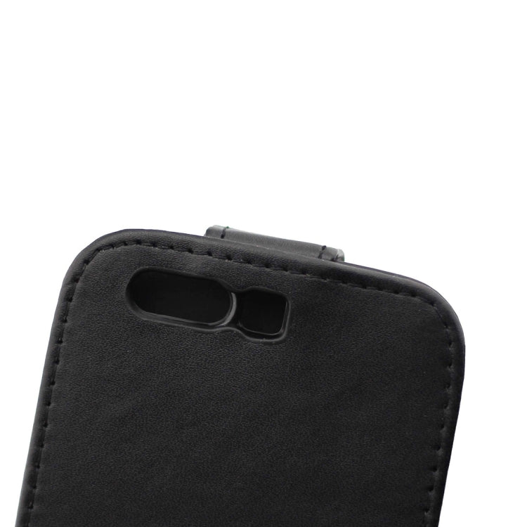 For Huawei P10 Vertical Flip Leather Protective Back Cover Case (Black)