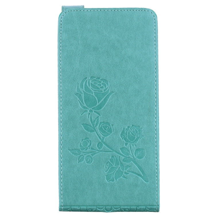 For LG G6 Roses Pressed Flowers Pattern Vertical Flip Leather Case with Card Slot & Lanyard