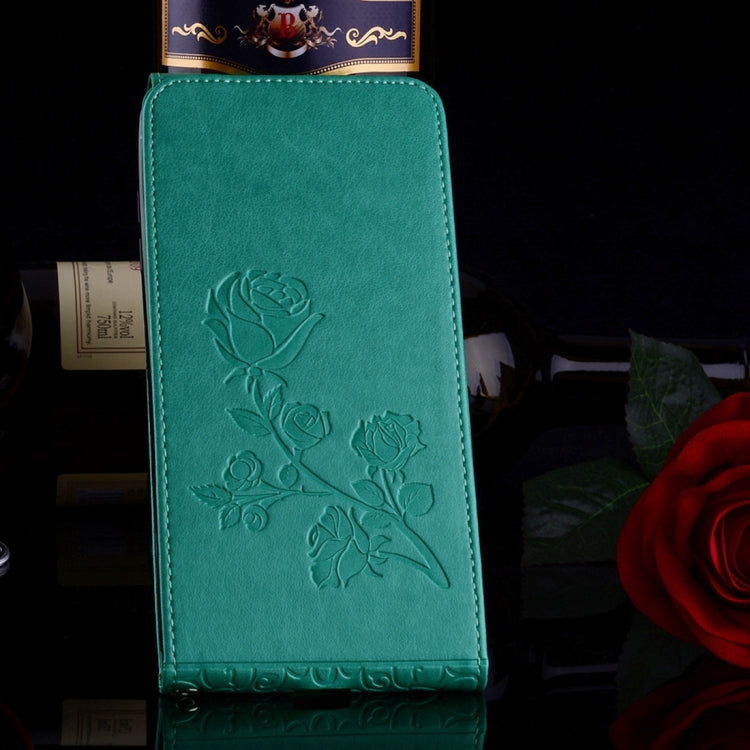 For LG G6 Roses Pressed Flowers Pattern Vertical Flip Leather Case with Card Slot & Lanyard