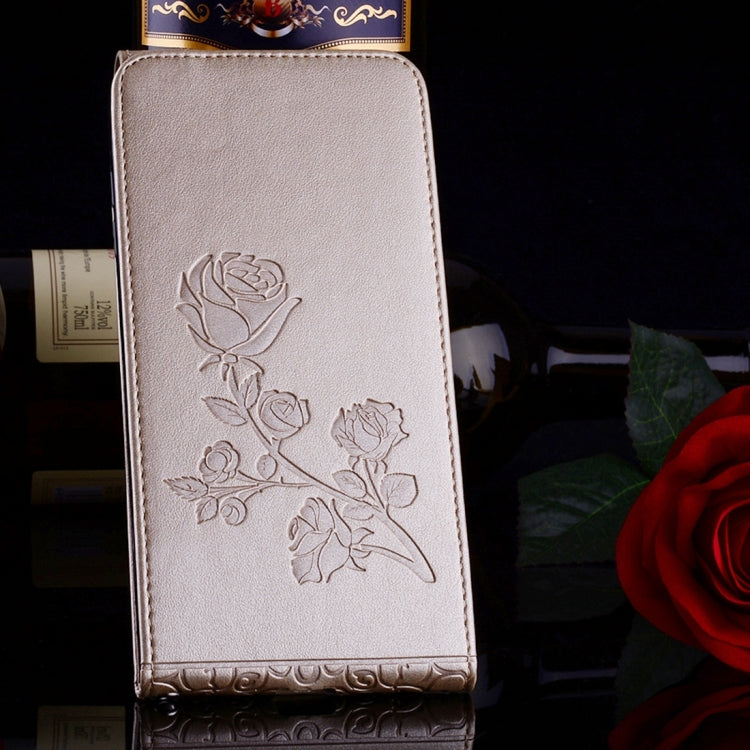 For LG G6 Roses Pressed Flowers Pattern Vertical Flip Leather Case with Card Slot & Lanyard