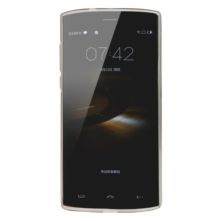 2 in 1 TPU Protective Case + Tempered Glass Screen Film for HOMTOM HT7 & HT7 Pro(Transparent)