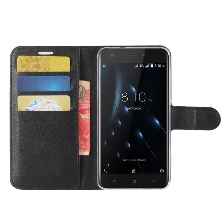 For Blackview A7 Pro Litchi Texture PU + TPU Horizontal Flip Leather Case With Holder & Card Slots & Wallet