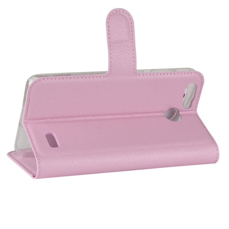 For Blackview A7 Pro Litchi Texture PU + TPU Horizontal Flip Leather Case With Holder & Card Slots & Wallet